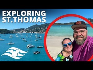 Disney Cruise in St. Thomas! Beach, Scenic Views & Disney Fantasy Ship FUN!