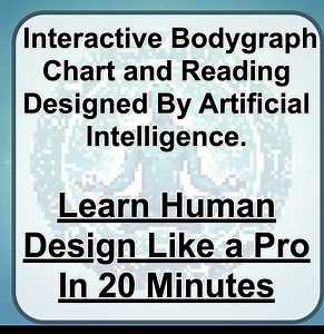 A. I. Enhanced Human Design Chart and Reading - 100% Interactive Bodygrapgh - Etsy UK