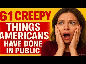 Creepy or Just Dumb? 61 Public Things Americans Did!