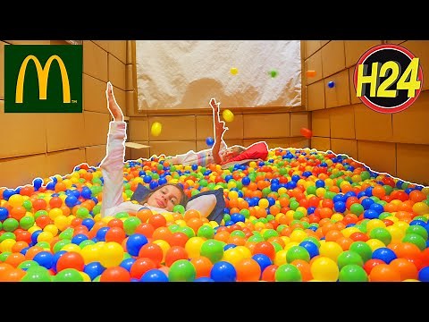 24H DANS FORTERESSE DE BALLES - STUDIO BUBBLE TEA