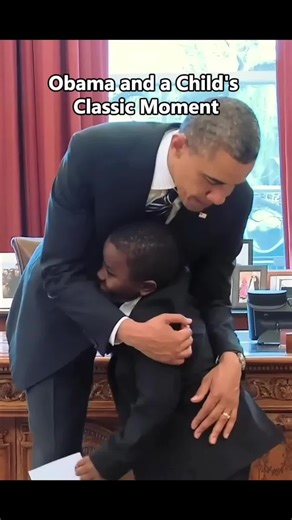 Classic Heartwarming Moments: Barack Obama with Children#barackobama #funny #funnyvideos #celebrity #kids #fyp #heartwarming