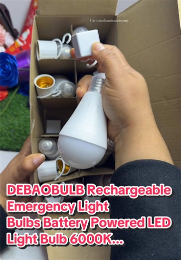 DEBAOBULB Rechargeable Emergency LED Light Bulbs
