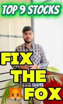Top 9 Stocks | Fix The Fox | Pakistan Stock Exchange | Stocks View By Sameer Malik | Information