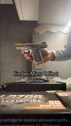 Kimber Micro 9 Rapide 2 Shot Review! #viral #airsoft #compact #edc