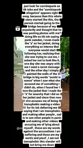 just look for zombiepunk on tik toke and the