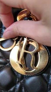 Lady Dior black lambskin gold hw medium bag elitefashionus