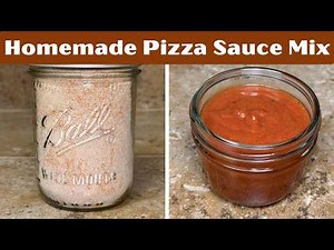 Homemade Pizza Sauce Mix...Ready in Minutes!