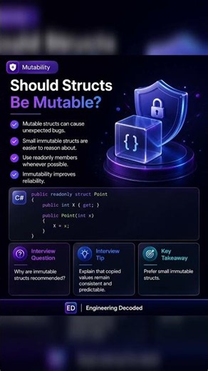 Class vs Struct in C# | Most Asked Interview Question 🔥