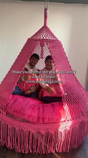 Swing Saga | Adulthood is when unboxing furniture feels better than unboxing gifts. This swing? Our space. Our pause. Our party spot. 🪢✨ Dm us... | Instagram