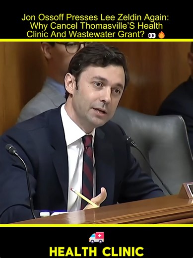 Why Was the Thomasville EPA Grant Canceled? Jon Ossoff Questions Lee Zeldin