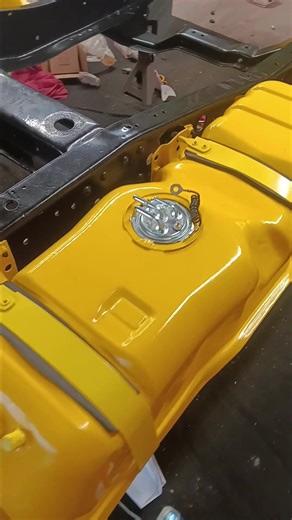 installing fuel tanks in the square body. so far this truck's been fun. #Johnsonsgarage #squarebody #automotive #classiccar #auto