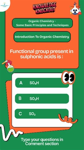 Tomorrow's Genius Campus on Instagram: "This learning module introduces you to the foundational concepts of Organic Chemistry, based on the chapter Organic Chemistry – Some Basic Principles and Techniques. In today’s session, we solve MCQ 2 from the topic Introduction to Organic Chemistry, covering key ideas like the structure of organic compounds, functional groups, and basic bonding patterns. Here, MCQ 2 from Introduction To Organic Chemistry Topic - Introduction To Organic Chemistry - https:/