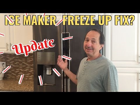 Samsung ice maker freeze up fix. French door ice maker & water dispenser. Part 3