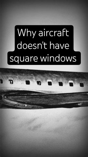 Why Are Airplane Windows Round? The Reason May Surprise You! #AirplaneWindows#aviationfacts#AvGeek