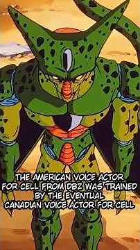 The English voice actors for Cell hold a special connection. #shorts #dragonball #dbz