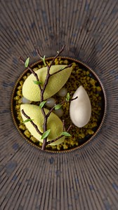 A signature that never gets old🔥 It’s a dessert I’ve served on many menus but with the recipes and techniques I know now I can brought it to the next level! 🙌🏼 It’s a baileys cremeux filled with a caramelized chocolate creme, a pistachio crumble, a verbena broth, an apple & ginger gel, a baileys ice cream and a chocolate tuille. Find a full tutorial on my YouTube channel “Jules Cooking” 🙏🏼 #julescooking #recipe | Jules Cooking