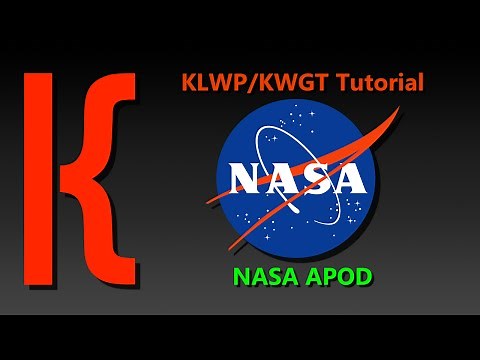 KLWP/KWGT Tutorial Get the NASA APOD image with JSON Parsing