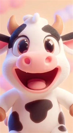 The Happy Cow 🐄 | Learning About Cows for Kids | Moo! Meet the Cow