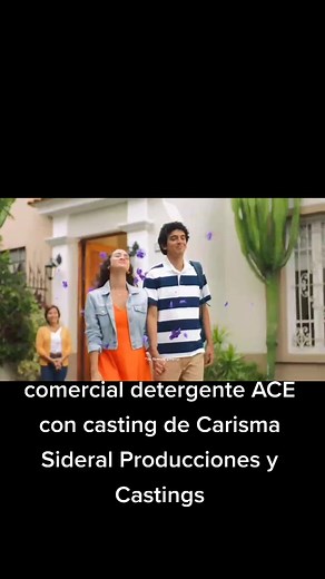 Nuevo comercial de detergente ACE con casting de Carisma Sideral Producciones y Castings