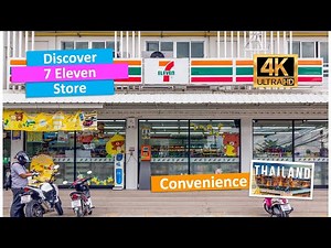 🇹🇭 Discover 7 ELEVEN Convenience Store in Bangkok Thailand [4K Video]