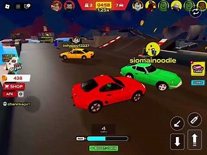Cars vs trucks Roblox game play