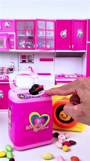 ASMR Toy Unboxing I Princess Disney WashingMachine Set, Satisfying Play with Panda ASMR