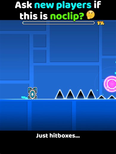 Ask New Players If This Is Noclip?! #geometrydash | geometrydash