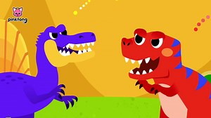 538K views · 7.7K reactions | ROAR! 練 Watch Spinosaurus and T-Rex's epic battle to claim themselves "The king of the dinosaurs"! Who do you support? #Dinosaur #DInosaurMusical #Pinkfong #TRex | Pinkfong | Facebook