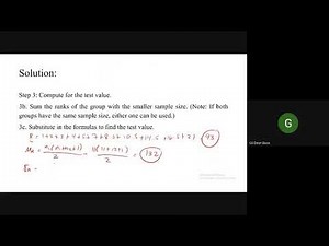 Wilcoxon Rank Sum Test Manual and SPSS