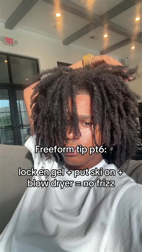 Freeform Hair Tip: Locking Gel   Ski Cap   Blow Dryer to Stop Frizz