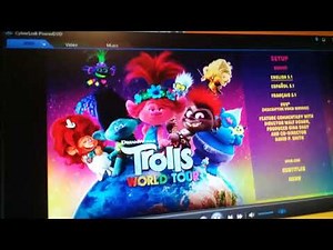 Trolls World Tour 2020 DVD Menu Walkthrough