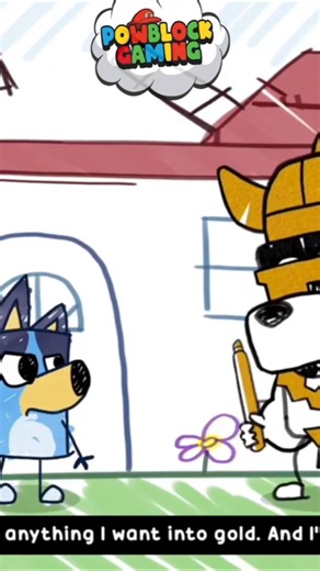 Bandit is KING GOLDIE HORNS?! 👑✨ | Bluey's Quest for the Gold Pen