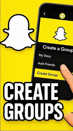 How to create Snapchat Group | Snap Score Trick #snapchat #friends #snapscore #groups #snap #fyp