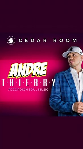 Andre Thierry and his Accordion Soul Music LIVE TONIGHT @ Cedar Room 8:30 pm - 11:00 pm1875 S. Bascom Ave, Suite 100, Campbell, California | Zydeco Kingdom