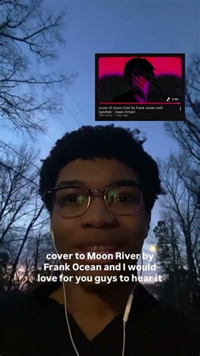 i made a frank ocean cover !! (moon river cover) #music #frankocean #quiztime #songcover