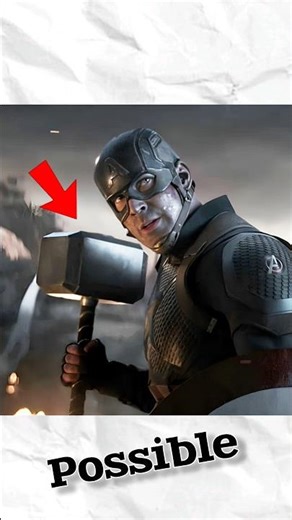 ‎Why Thor Was Not Shocked When Cap Lifted His Hammer?”