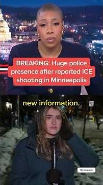 BREAKING: Huge police presence after reported ICE shooting in Minneapolis