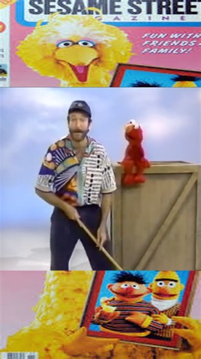 Random Sh!t | Robin Williams on Sesame Street #robinwilliams #sesamestreet #legend #comic #comedian #actor #90s #nostalgia #shortsvideo - Sesame Street... | Instagram