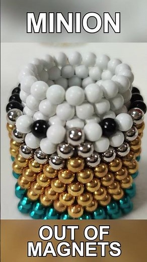 Minion out of Magnetic Balls
