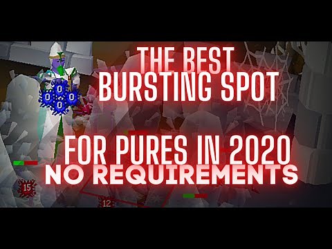 The Best Bursting Spot For 1 Def Pures - NO REQUIREMENTS - OSRS Bursting Guide