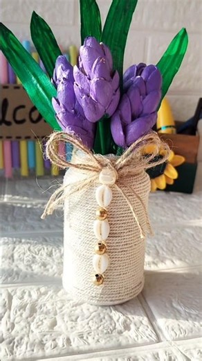 DIY Easy Home Decor Idea#shorts #shortscraft #diy #artandcraft