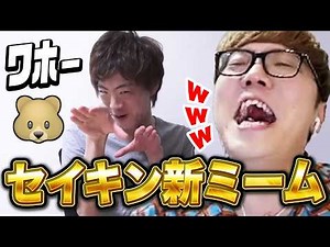 セイキン大ヒット新ミーム『ﾜﾎｰ🐻』を初めて観るヒカキン