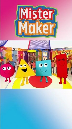Mister Maker's Arty Party - The Shapes Dance! #Shorts