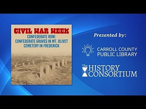 Confederate Row: Confederate Graves in Mt. Olivet Cemetery in Frederick, Maryland