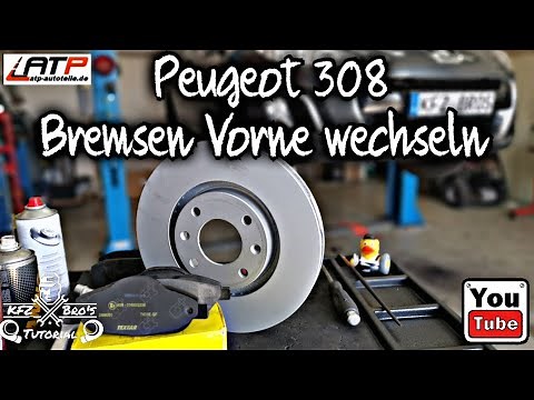 Peugeot 308 Changing Front Brakes | Instructions | Torque Values ​​| Changing Front Brakes