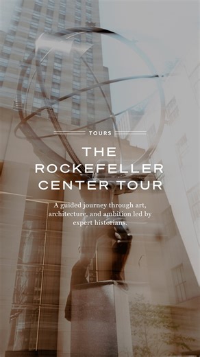 A Story Carved in Stone. The Rockefeller Center Tour is a guided journey through art, architecture, and ambition. Led by expert historians, it traces John D. Rockefeller Jr.’s original vision and the artists and builders who shaped one of New York’s most iconic landmarks. From gilded murals to towering sculptures, every detail tells a story—past and present, etched in granite and bronze. Visit the link in bio to buy tour tickets! | Rockefeller Center