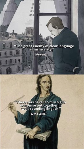 george orwell vs john locke | english language or nonsense #language #writing