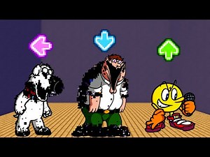 FNF Character Test | Gameplay VS Playground | Brian corrupted | Peter corrupted | pac man