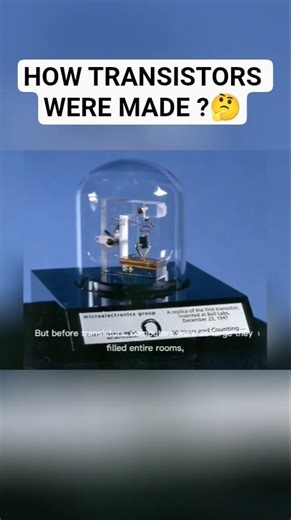 how transistors were made ?🤔 #electronics