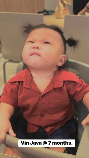 1K views · 43 reactions | Ang galing mo ng umupo on your own, Baby @Java namin. May bonus pang assisted walking. 凉 #milestone | Evangeline Quimora - Mancia | Facebook